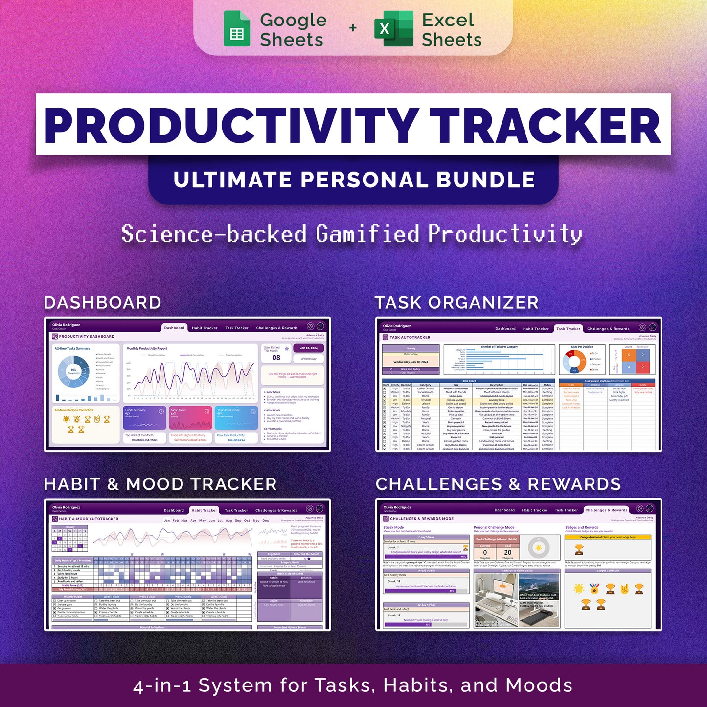 2025 Personal Productivity Tracker