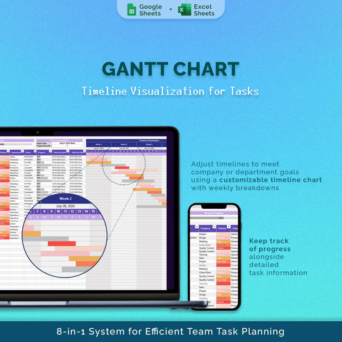 Team Task Management System (8-in-1 Pack) – Advance Daily
